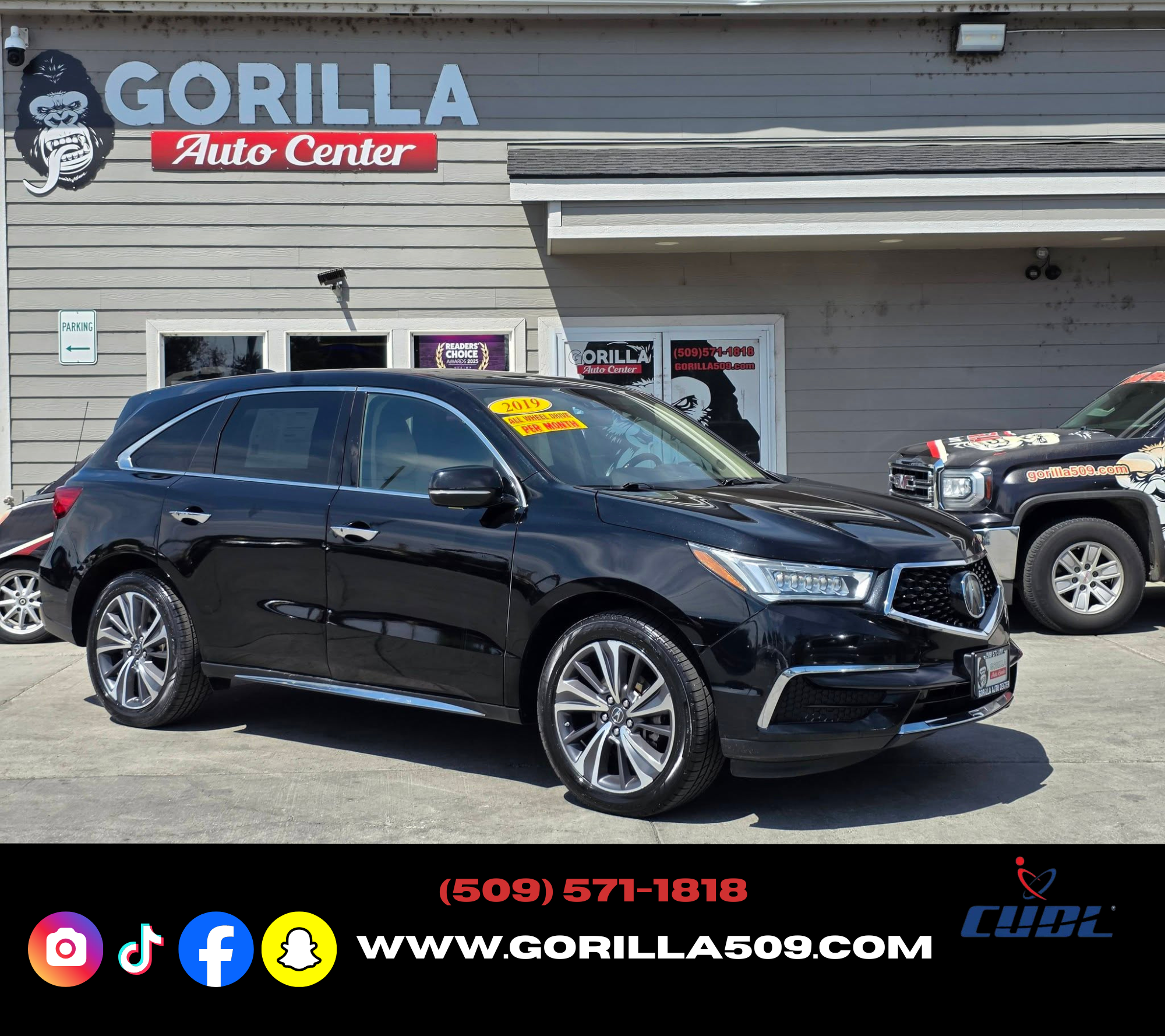 Used 2019 Acura MDX SH-AWD w/ Technology Package image 1