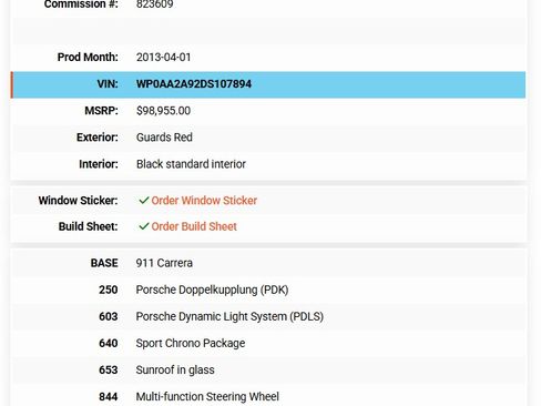 Used 2013 Porsche 911 Carrera image 63