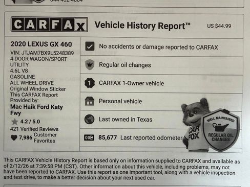 Used 2020 Lexus GX 460 Premium image 2