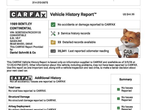 Used 1989 Bentley Continental image 90