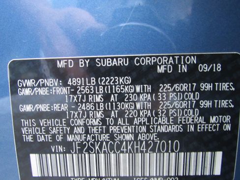 Used 2019 Subaru Forester UNAVAIL AWD/4WD image 36