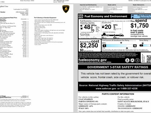 Used 2025 Lamborghini Urus SE AWD/4WD image 18