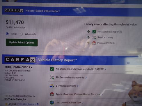 Used 2013 Honda Civic LX image 21