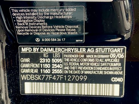 Used 2007 Mercedes-Benz SL 600 image 36