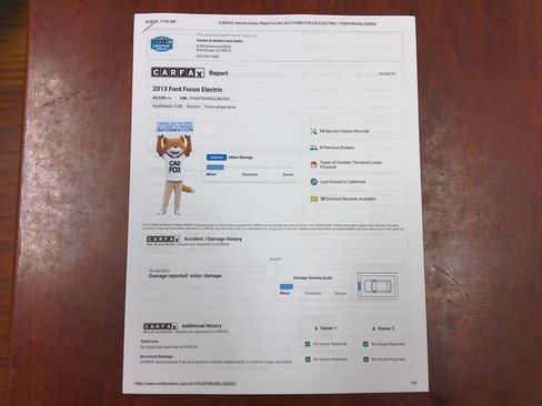 Used 2013 Ford Focus Electric Hatchback FWD image 41