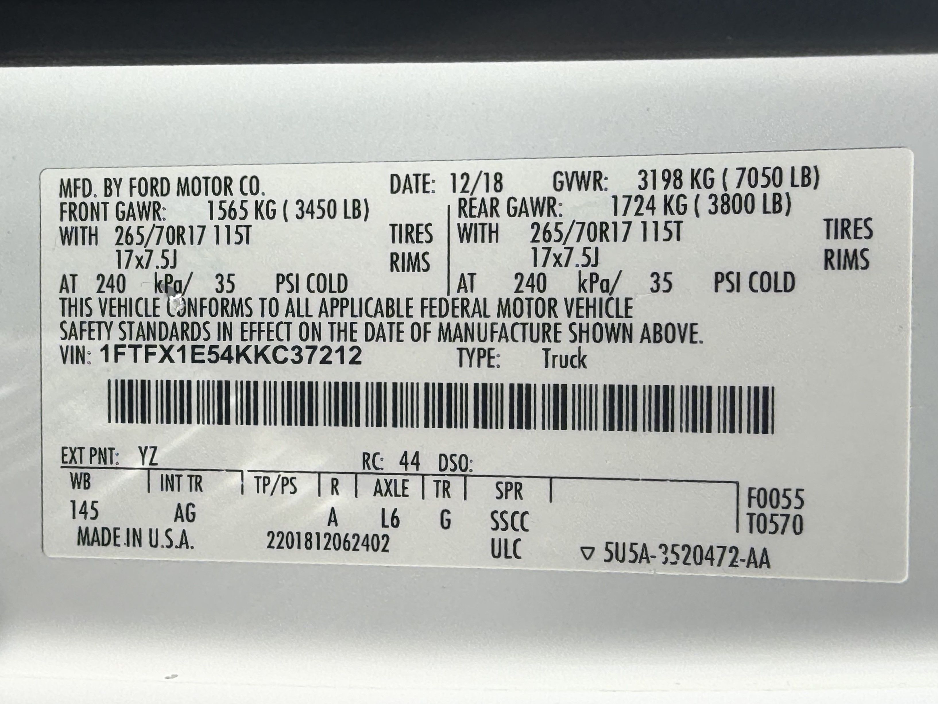 Used 2019 Ford F150 4x4 XL image 27