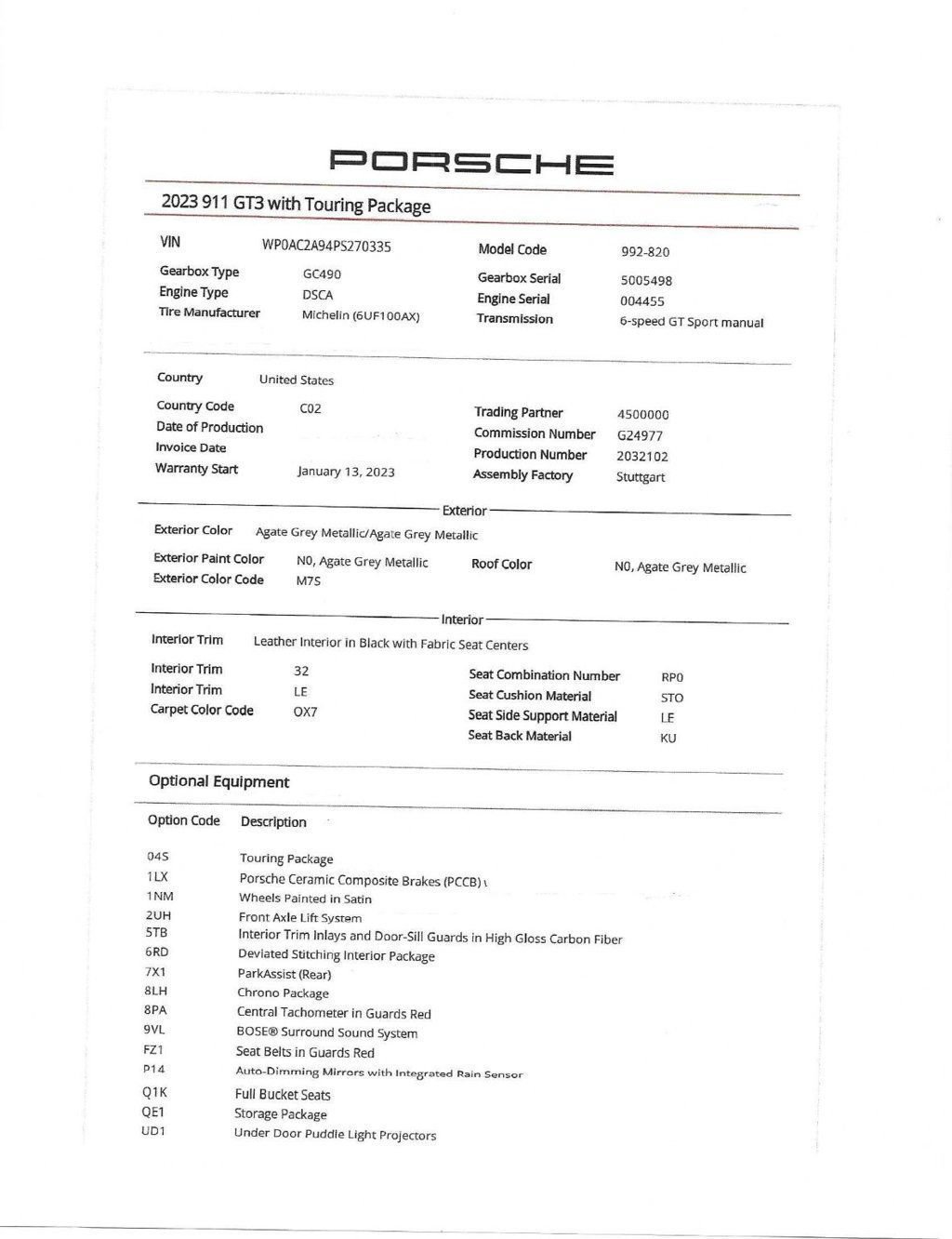Used 2023 Porsche 911 GT3 Touring RWD image 20
