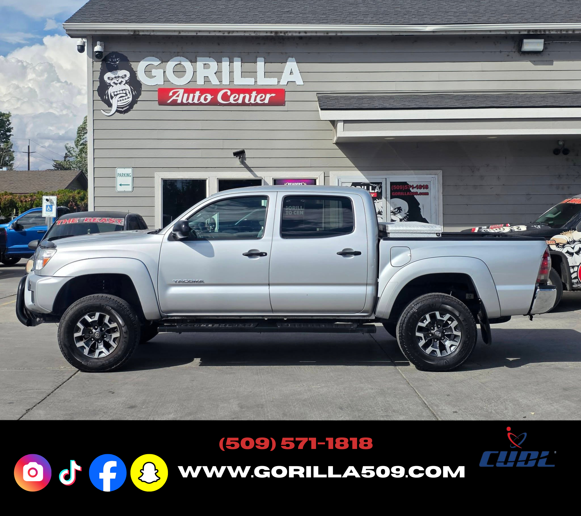 Used 2013 Toyota Tacoma 2WD Double Cab PreRunner image 4
