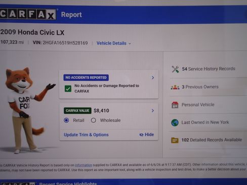 Used 2009 Honda Civic LX Sedan image 16
