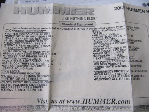 Used 2006 HUMMER H3 Luxury image 28