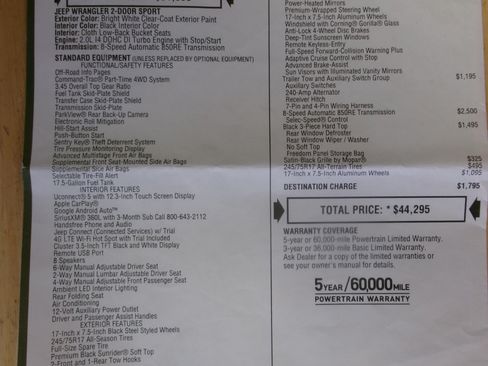 Used 2024 Jeep Wrangler Sport S image 26