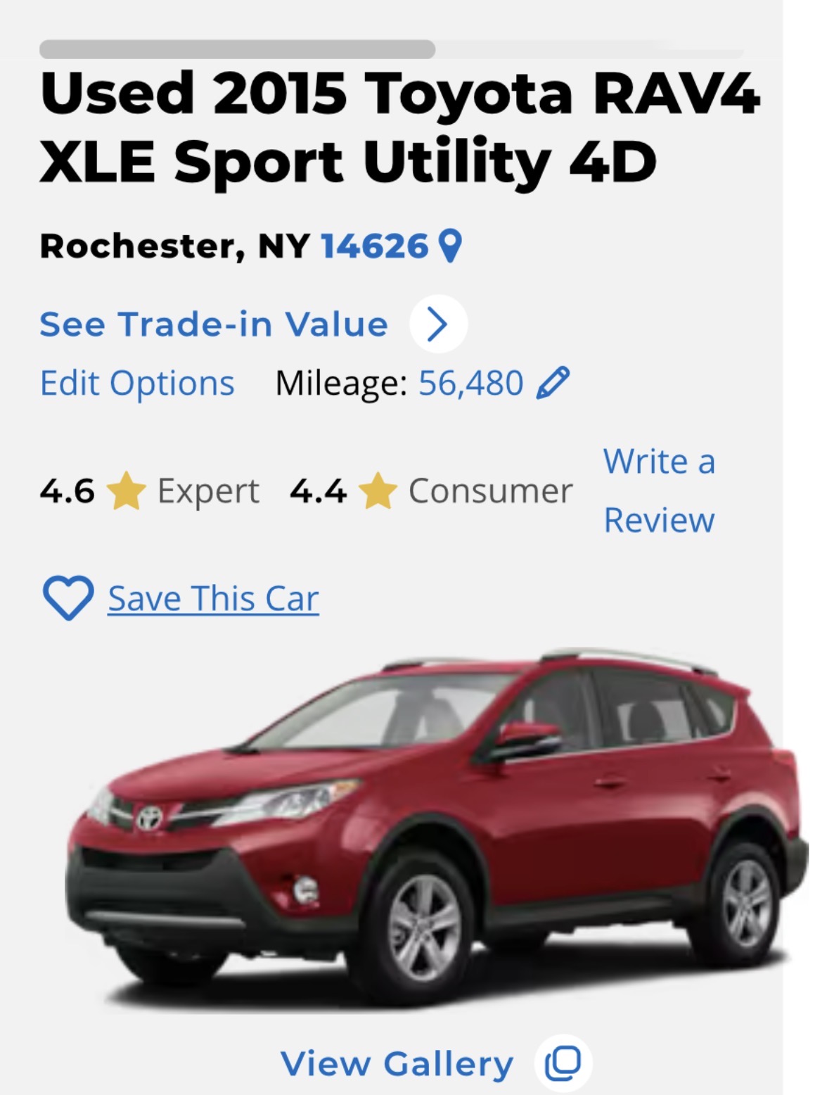 Used 2015 Toyota RAV4 AWD XLE image 19