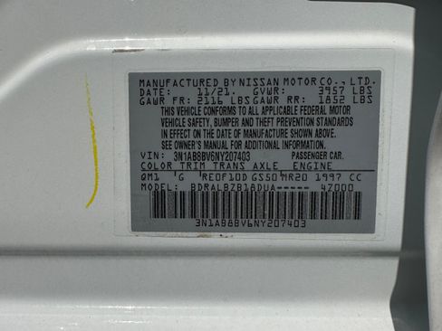 Used 2022 Nissan Sentra S FWD image 14