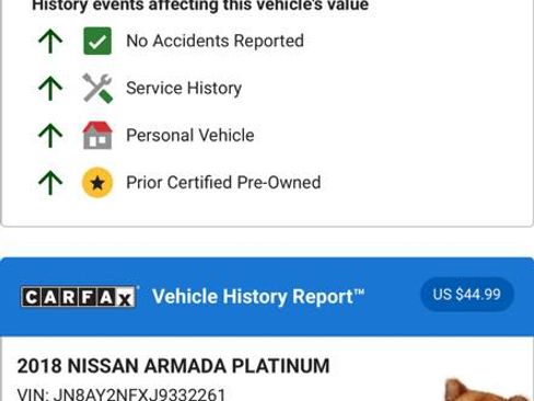 Used 2018 Nissan Armada Platinum image 9