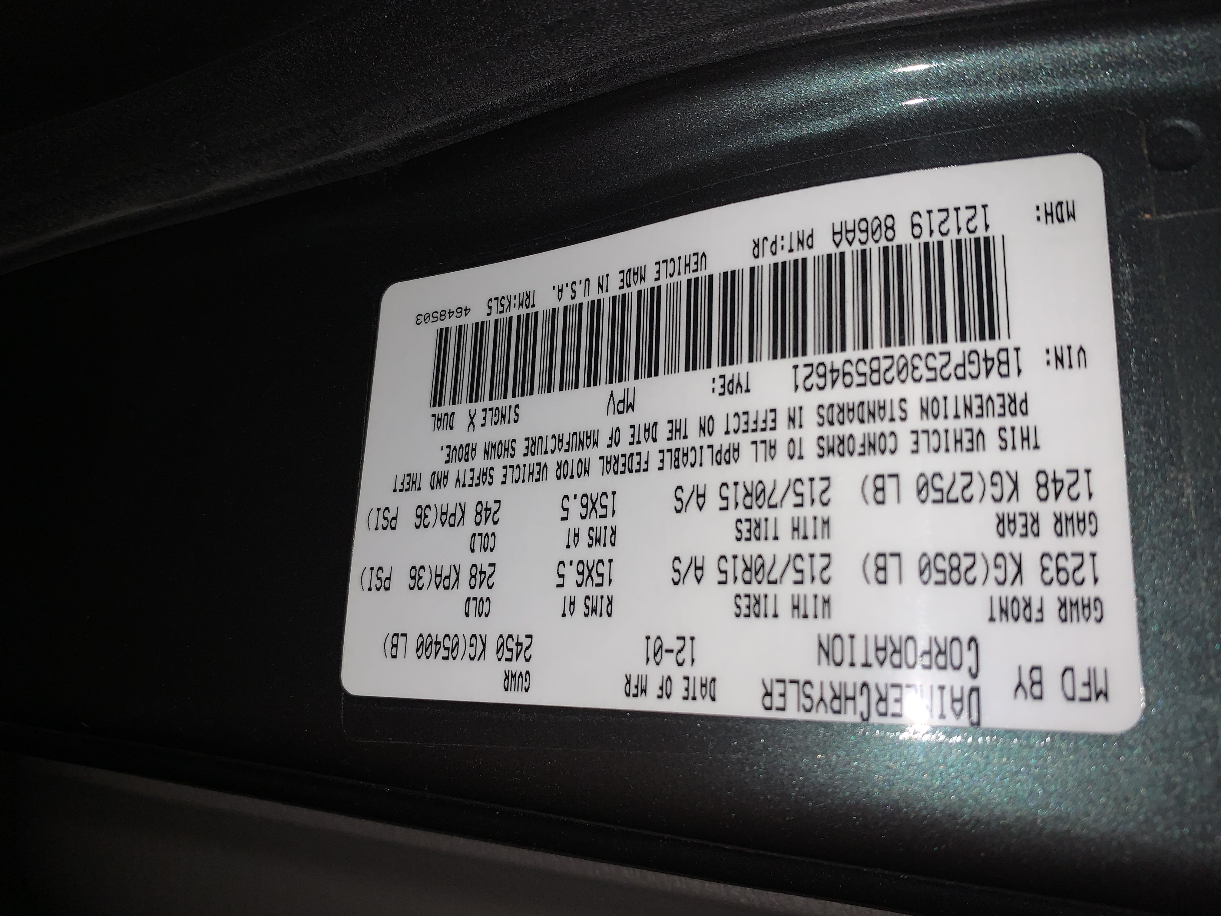 Used 2002 Dodge Caravan SE FWD image 17
