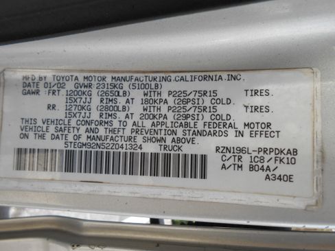 Used 2002 Toyota Tacoma PreRunner image 21