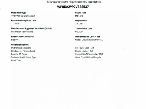 Used 1997 Porsche 911 Targa image 72