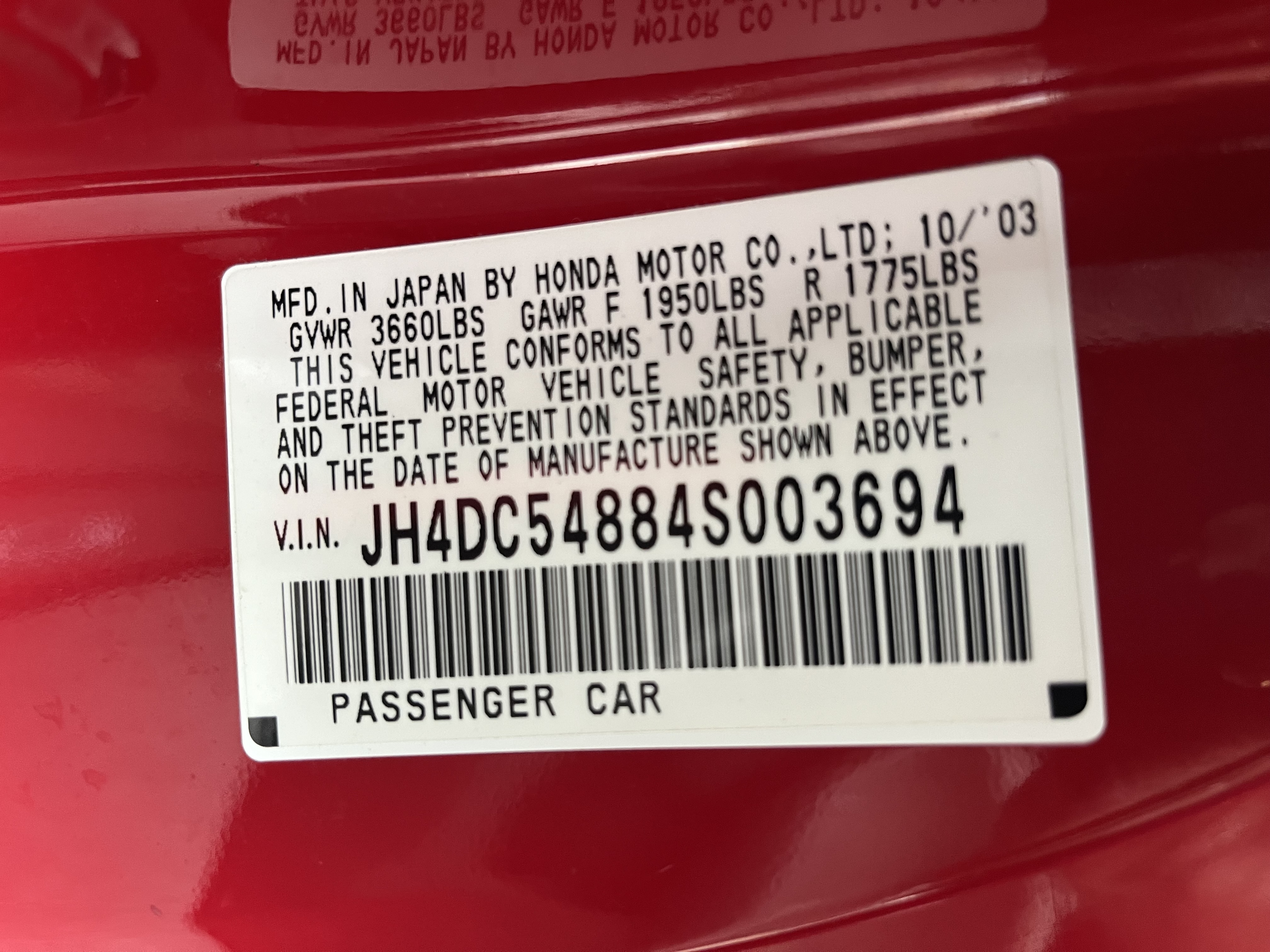 Used 2004 Acura RSX UNAVAIL FWD image 11