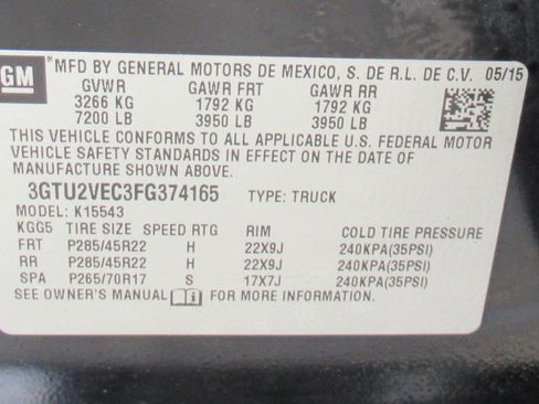 Used 2015 GMC Sierra 1500 4x4 Crew Cab SLT image 24