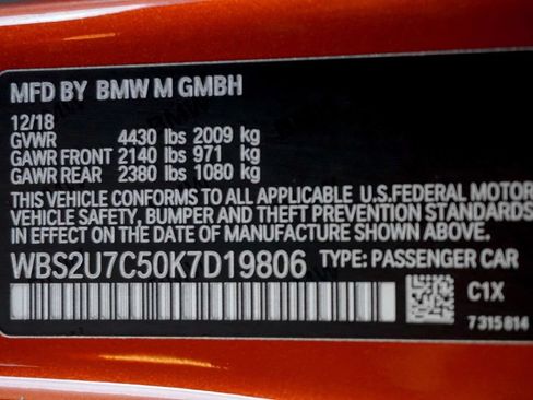 Used 2019 BMW M2 Competition RWD image 18
