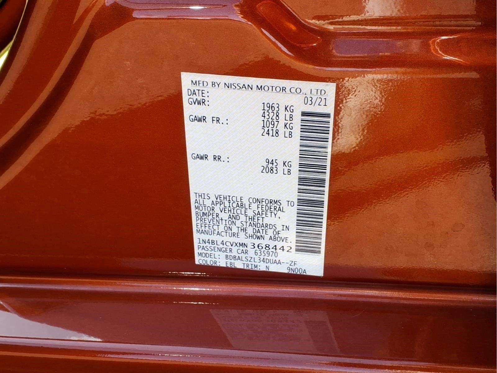 Used 2021 Nissan Altima 2.5 SR FWD image 30