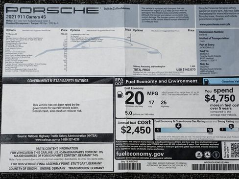 Used 2021 Porsche 911 Carrera 4S AWD/4WD image 29
