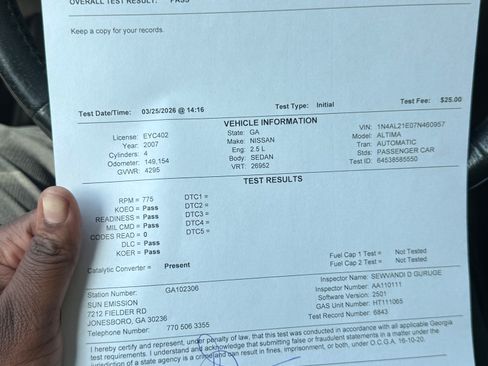 Used 2007 Nissan Altima image 13