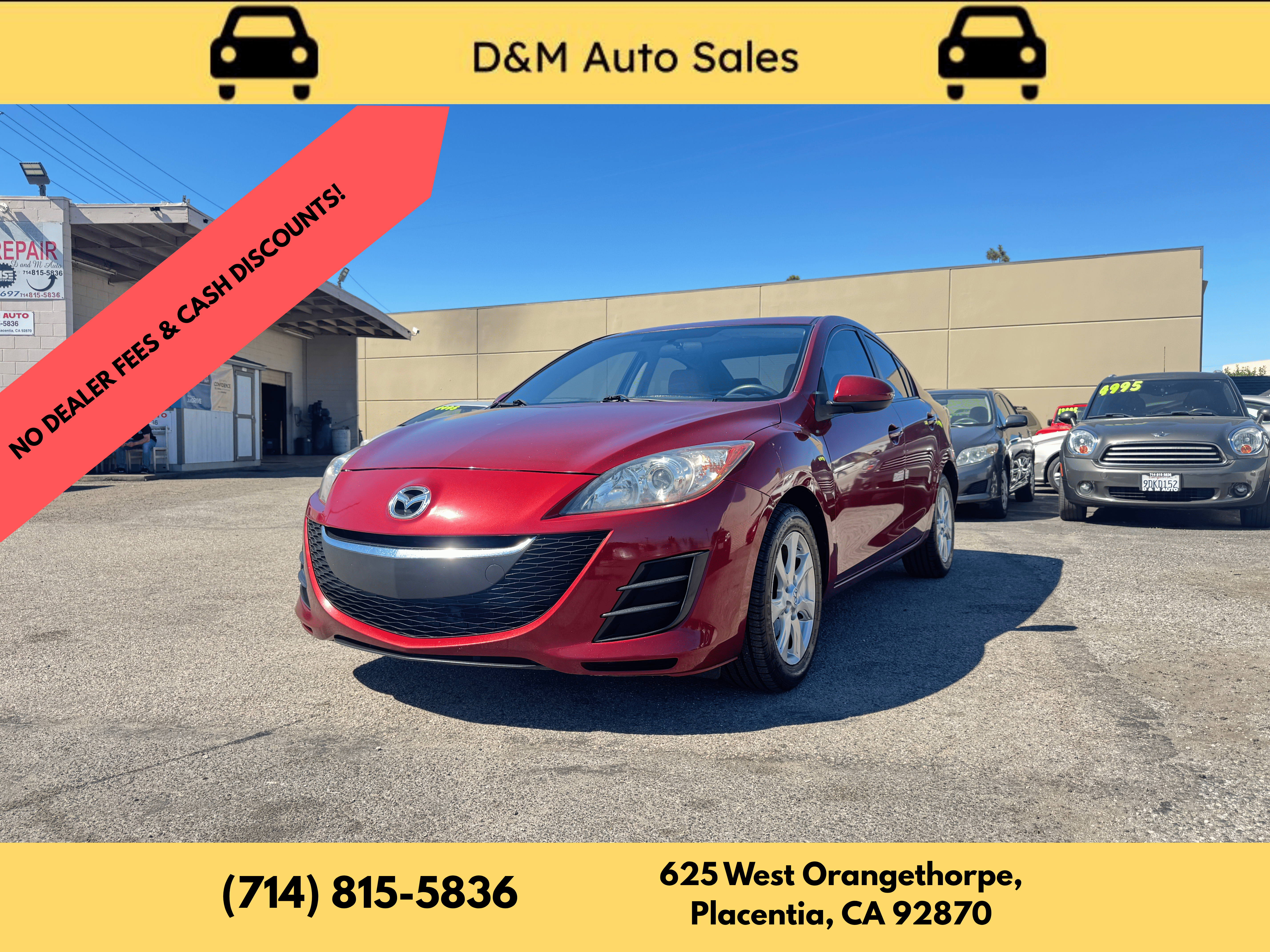 Used 2010 MAZDA MAZDA3 i Touring Sedan FWD image 1