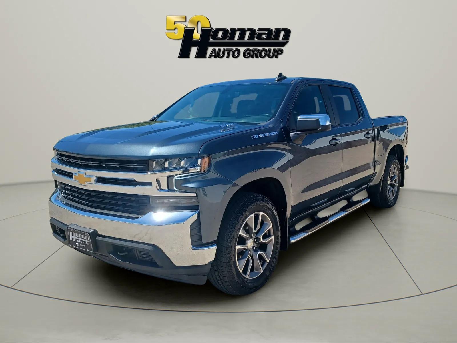 Used 2021 Chevrolet Silverado 1500 4x4 Crew Cab LT image 1