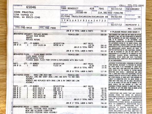 Used 2003 Ford Excursion Eddie Bauer image 82