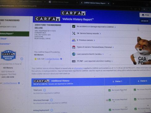 Used 2004 Ford Thunderbird LX image 51