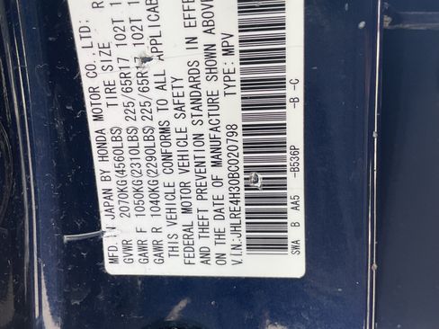 Used 2011 Honda CR-V 4WD LX image 12