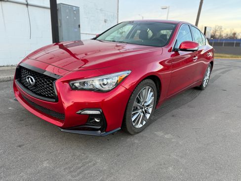 Used 2021 INFINITI Q50 3.0t Luxe image 3