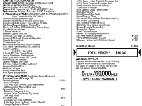 Used 2021 RAM 1500 TRX image 24