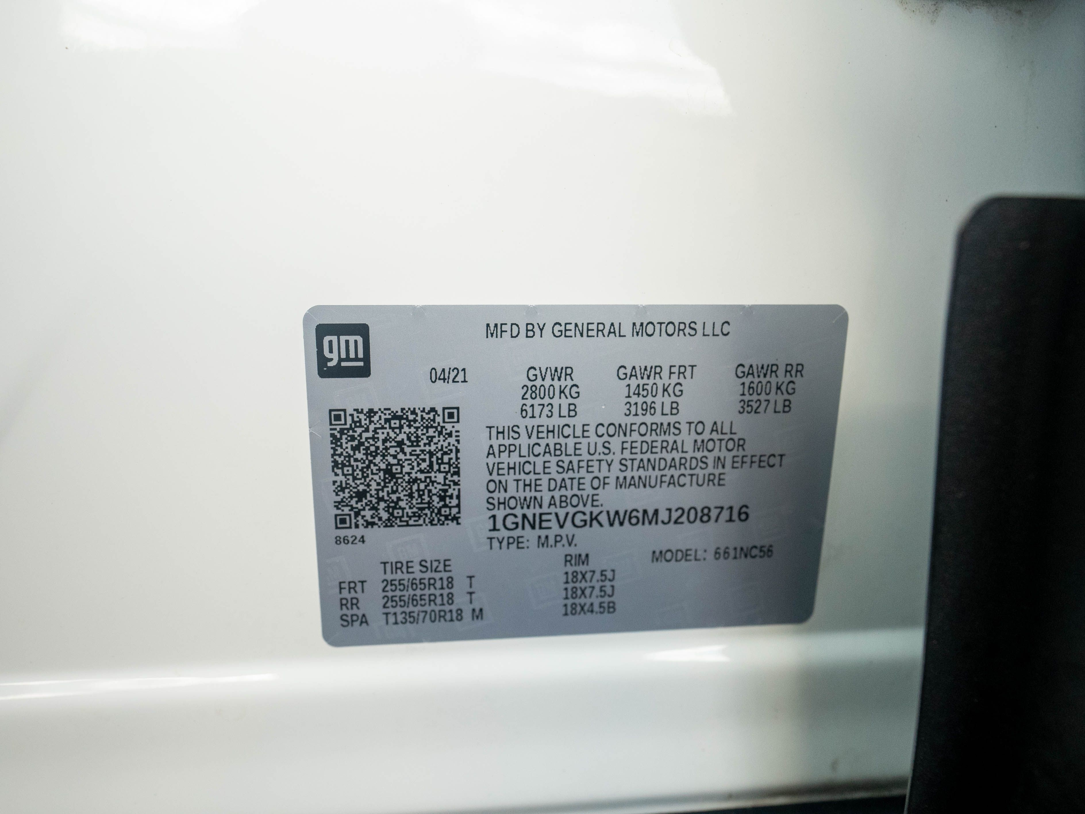 Used 2021 Chevrolet Traverse AWD LT image 49