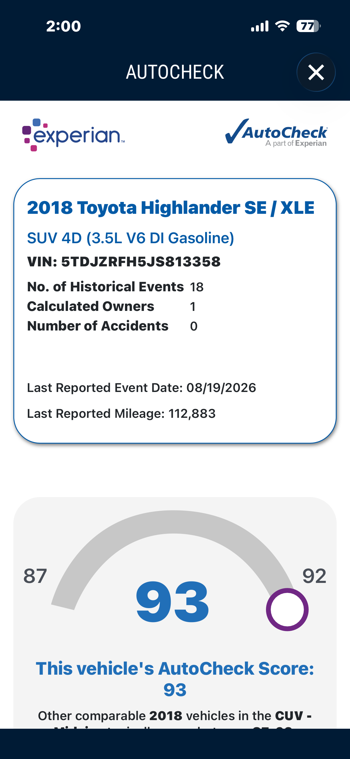 Used 2018 Toyota Highlander AWD V6 image 22