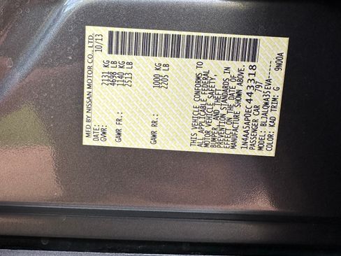 Used 2014 Nissan Maxima SL FWD image 9