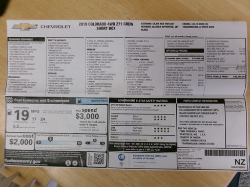 Used 2019 Chevrolet Colorado Z71 image 19