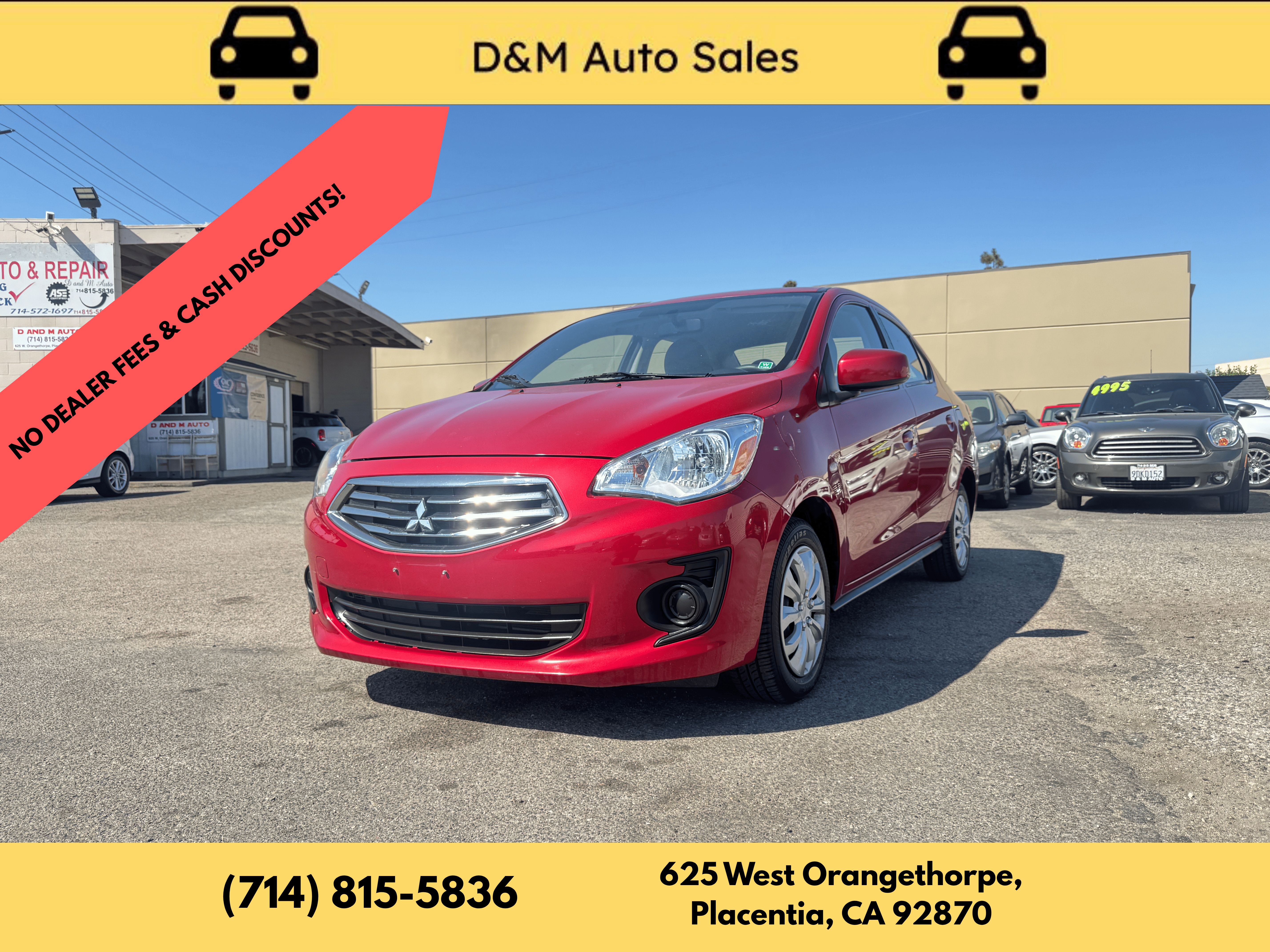 Used 2019 Mitsubishi Mirage G4 ES FWD image 1