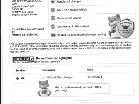 Used 2019 Ford Transit 150 XL image 2