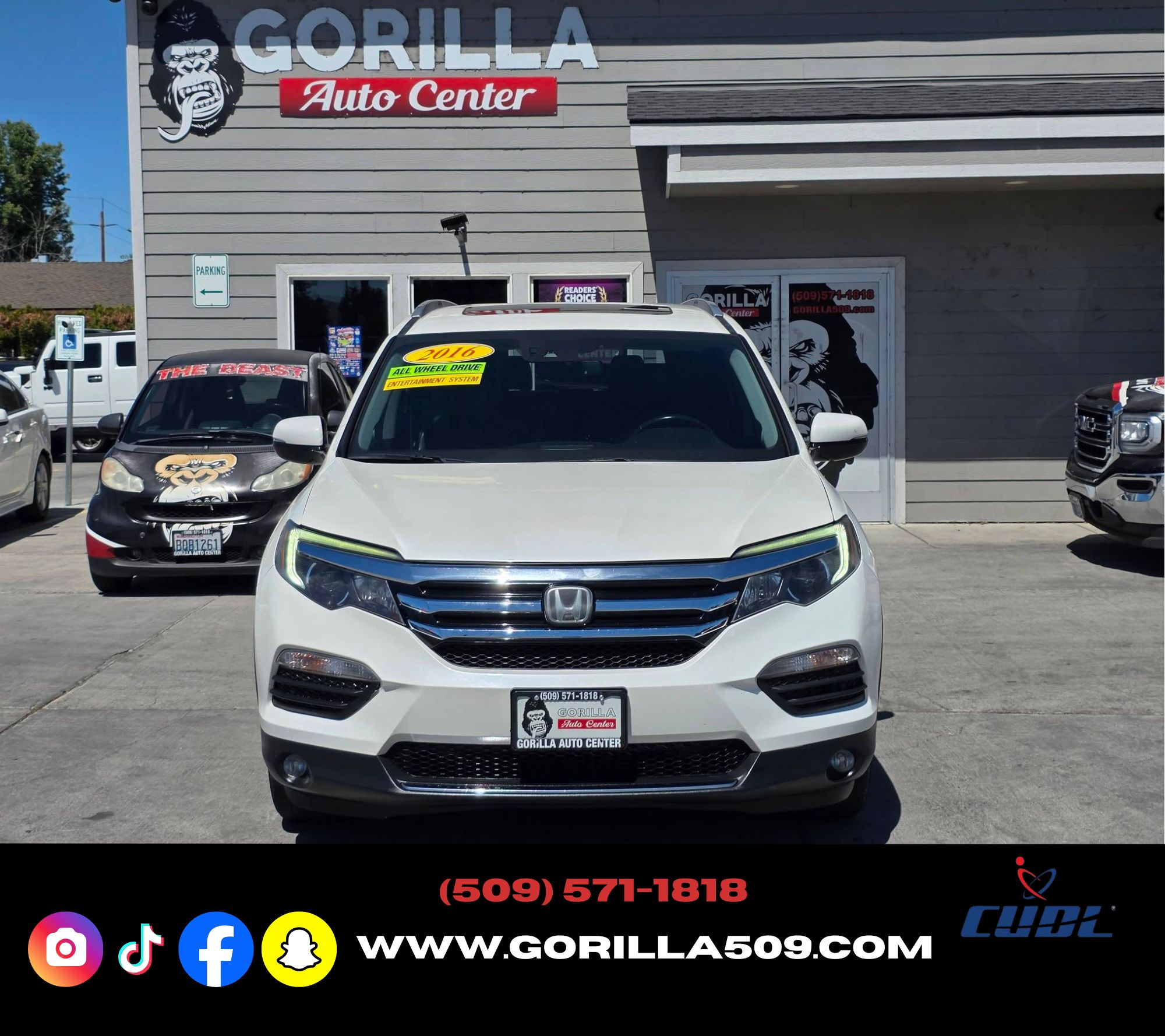 Used 2016 Honda Pilot AWD Elite image 2