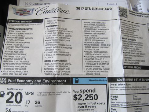 Used 2017 Cadillac XTS Luxury AWD image 24