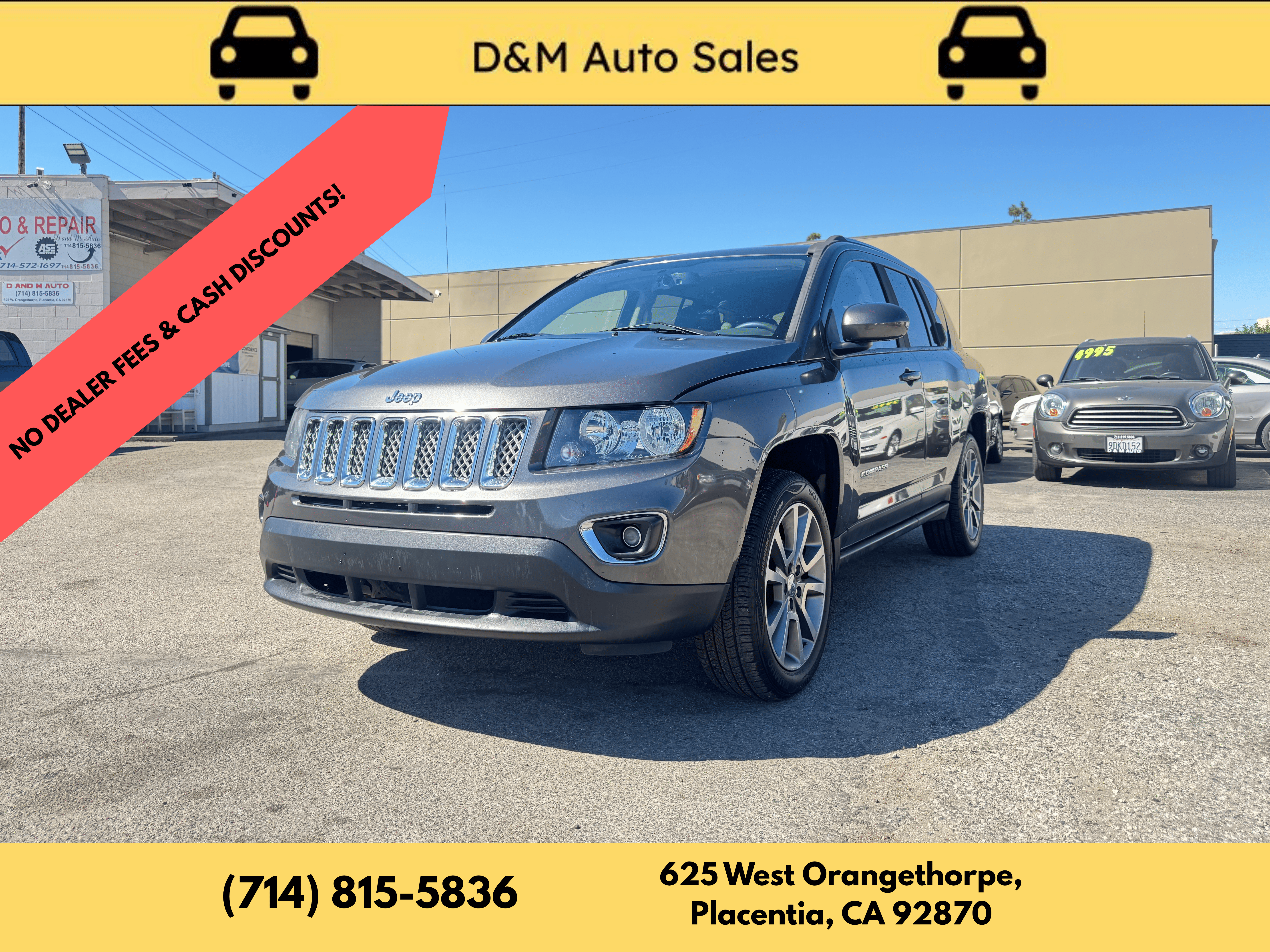Used 2016 Jeep Compass High Altitude FWD image 1