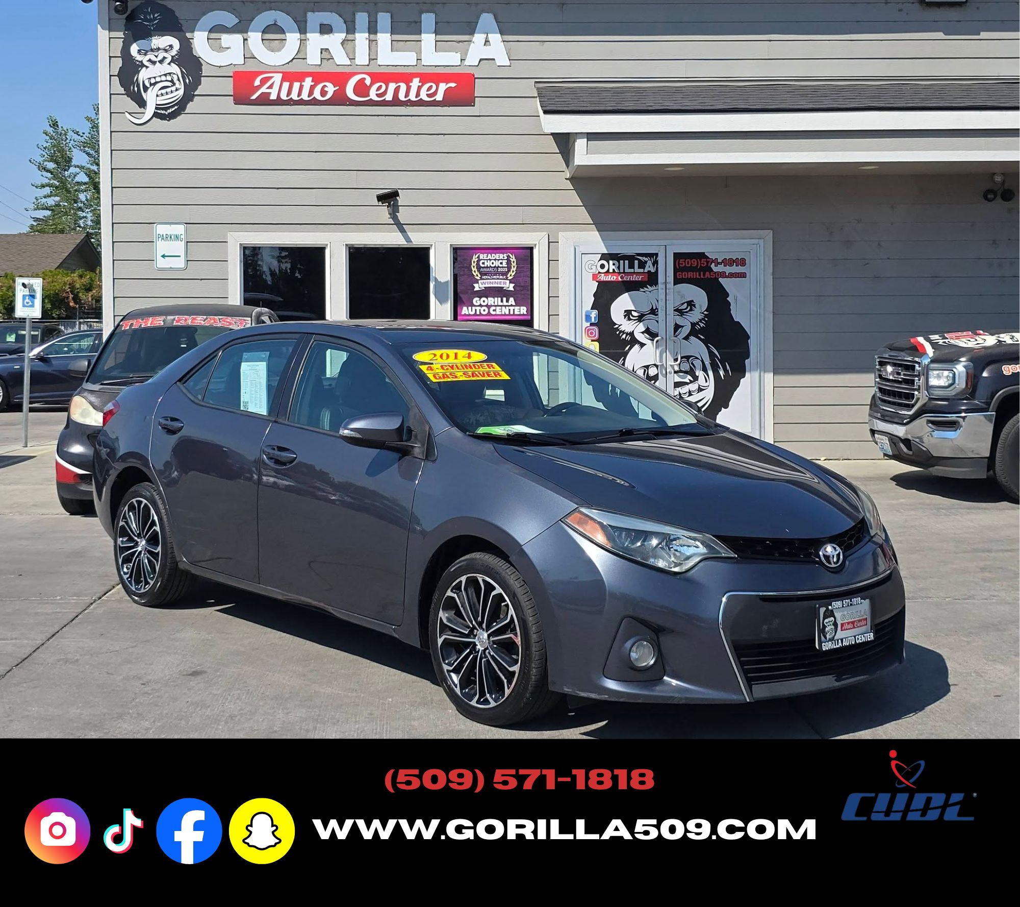 Used 2014 Toyota Corolla S Plus FWD image 1