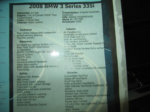 Used 2008 BMW 335i image 24