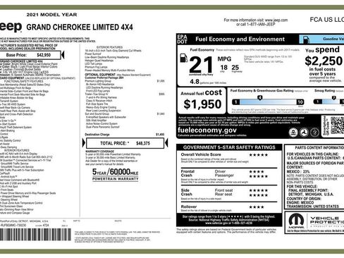 Used 2021 Jeep Grand Cherokee Limited image 29