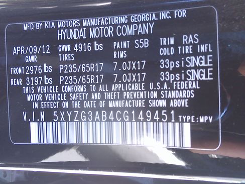 Used 2012 Hyundai Santa Fe GLS image 37
