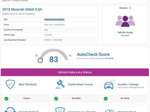 Used 2018 Maserati Ghibli S Q4 image 5