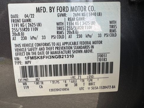 Used 2022 Ford Explorer Limited image 17