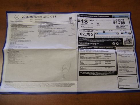 Used 2016 Mercedes-Benz AMG GT S image 14